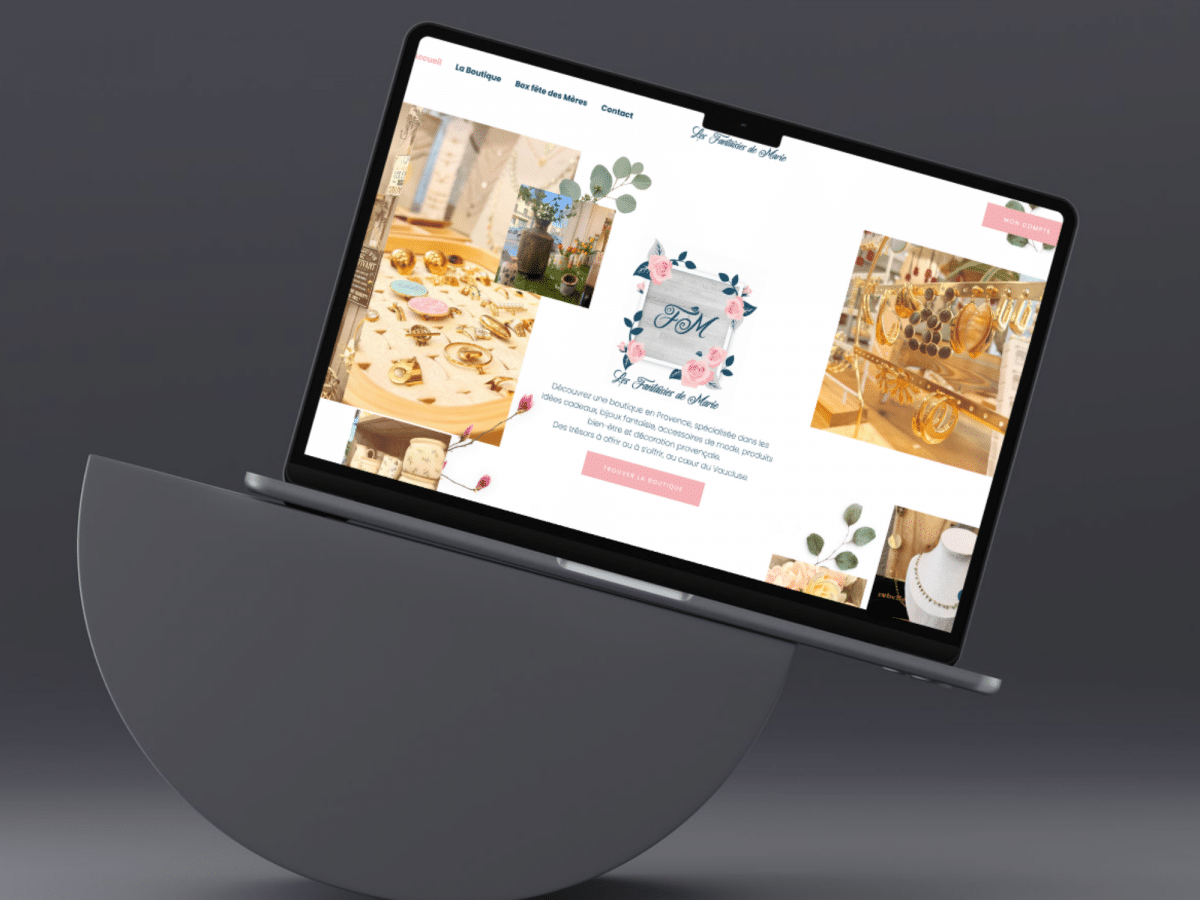 Site Web - Les Fantaisies de Marie : 1