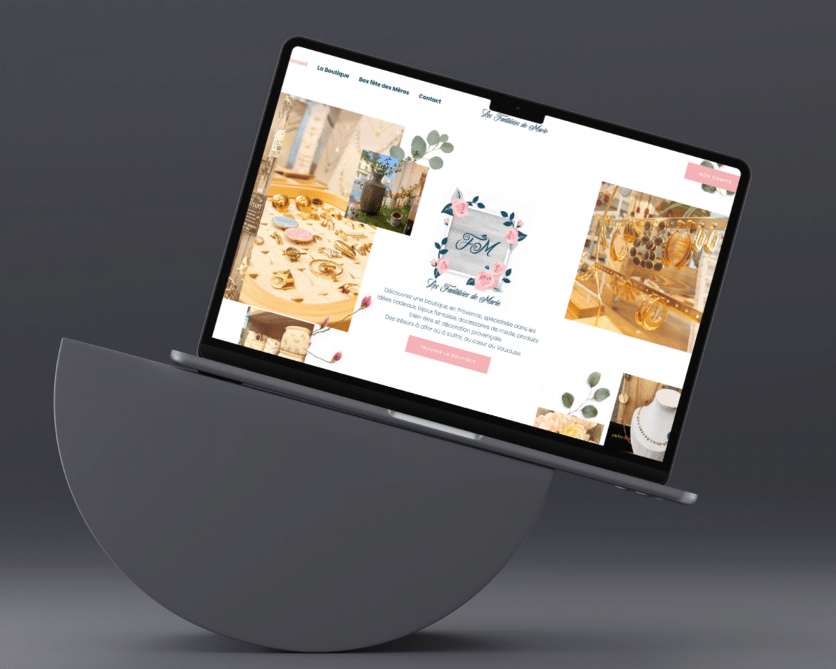 Site Web - Les Fantaisies de Marie : 1